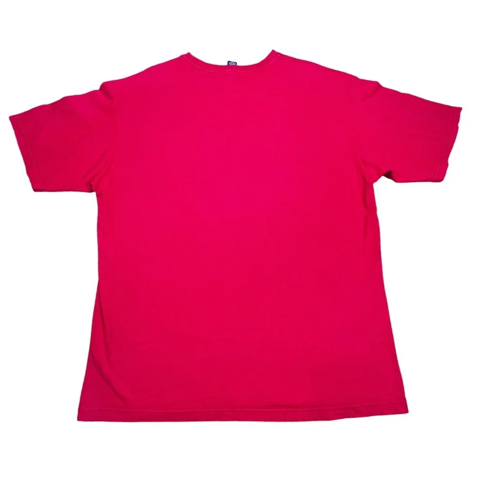Levi's Red Graphic T-Shirt Men's Large Short‎ Sleeve Cotton Crew Neck vintage